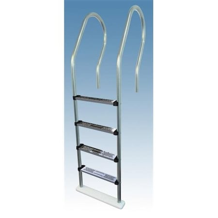 Ergonomic In-Pool Ladder - Stainless Steel Tread